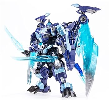 Amazon.co.jp: JINBAO 変形ロボット FREEZE DEVIL DF-08 青の龍